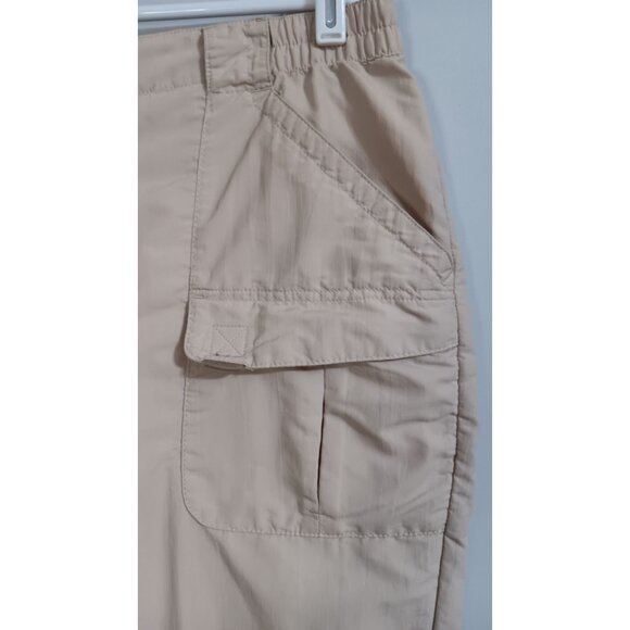 L.L. Bean Large Regular Tan Supplex Utility Work Casual Outdoor Stretch Pants - Picture 2 of 6